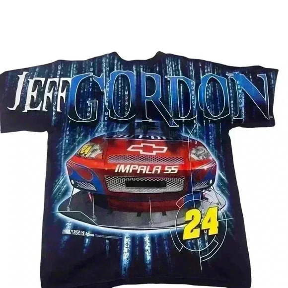 Vintage Jeff Gordon Matrix t shirt Size M NASCAR Chase Authentics - Picture 4 of 5